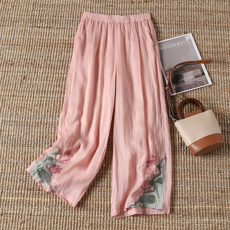 Lysette - Floral Print Pants