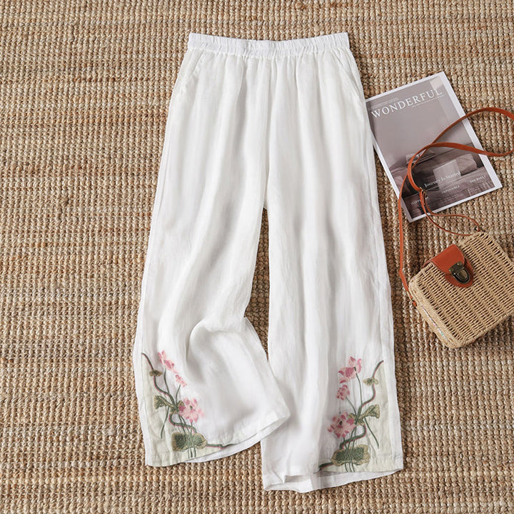 Lysette - Floral Print Pants