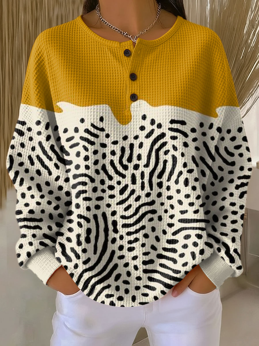 Cailie - Relaxed Printed Sweater