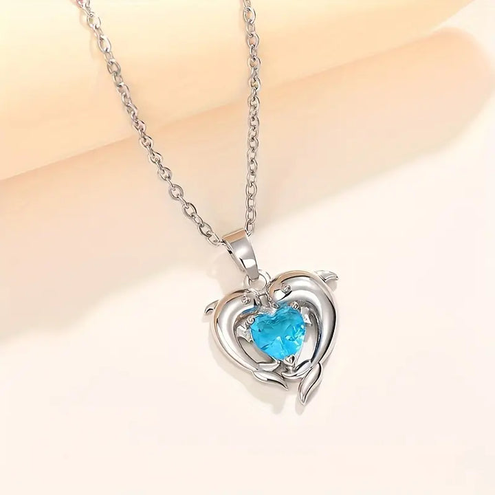 Lorna - Ocean Heart Necklace