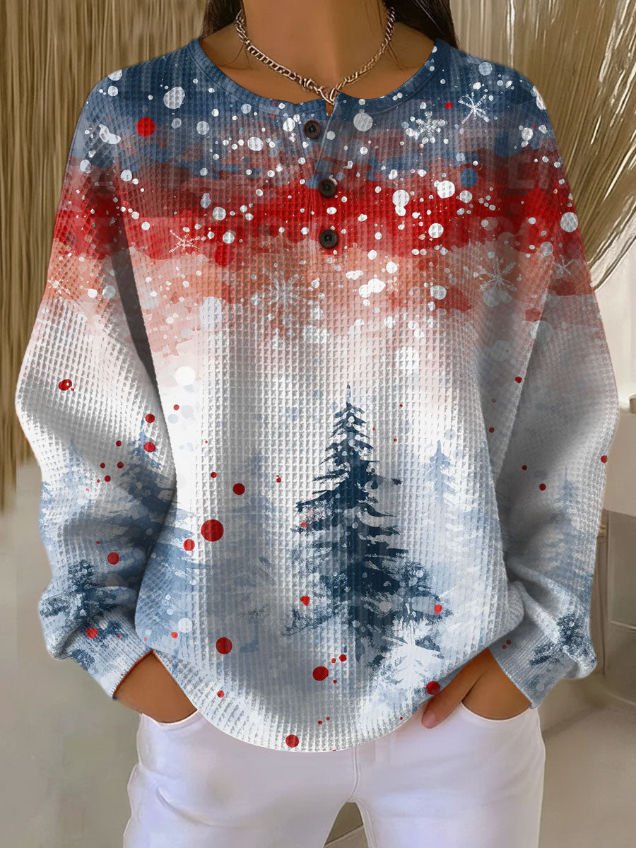 Lucinda - Snowfall Printed Sweater