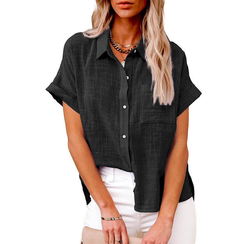 Adelene - Timeless Button-Up Blouse