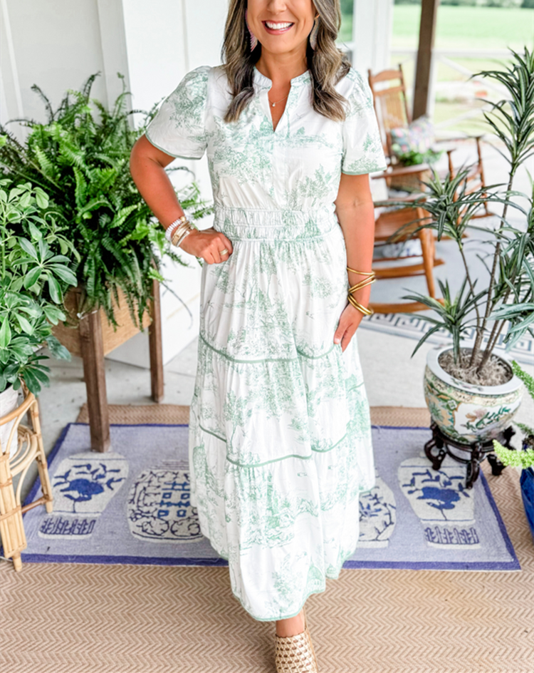 Genevieve - Vintage Garden Dress