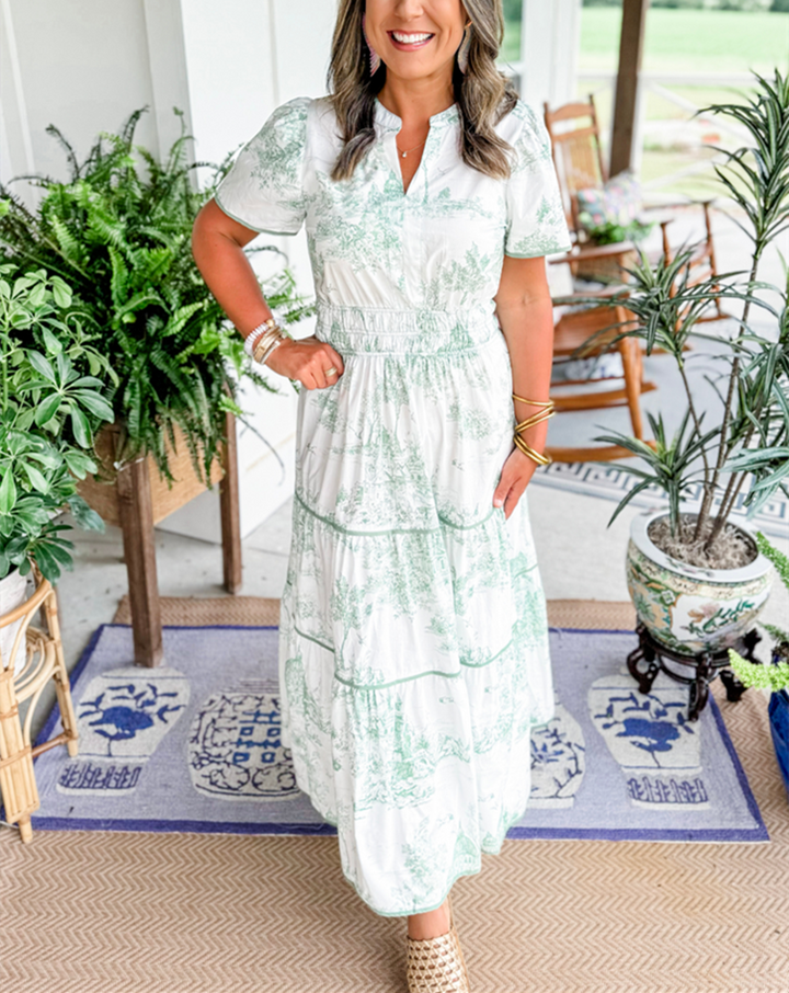 Genevieve - Vintage Garden Dress