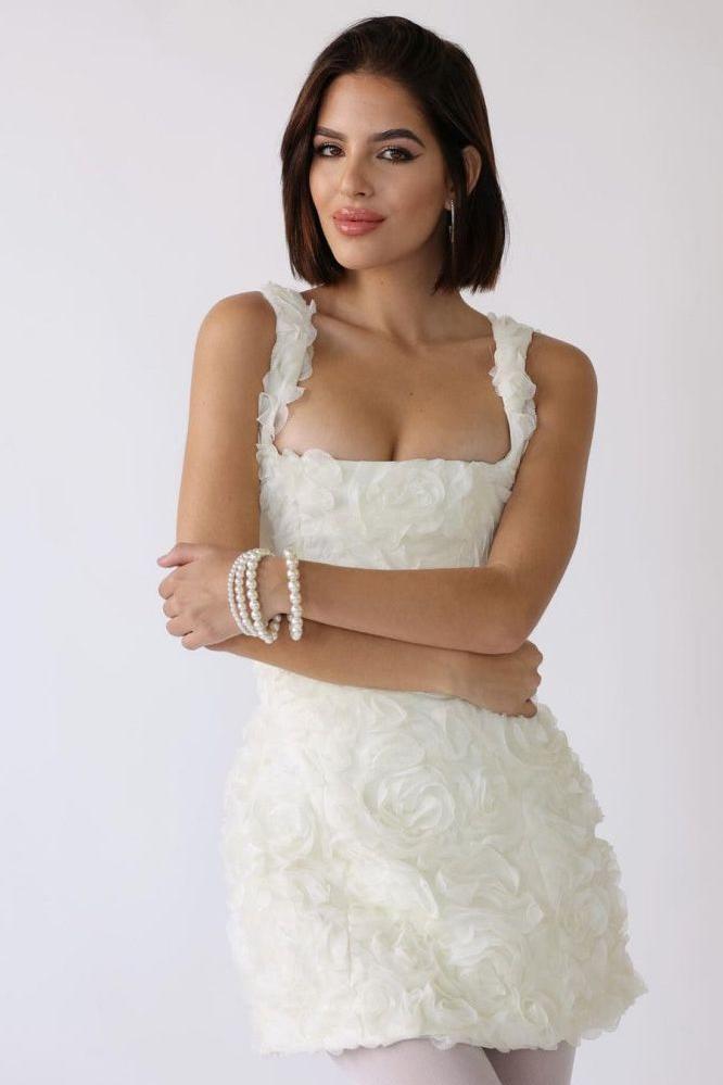 Whitney - Blossom Ruffle Dress