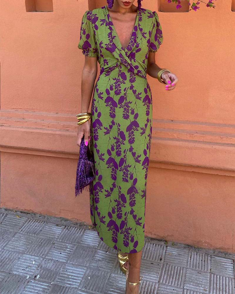 Ayesha - Elegant Floral Dress