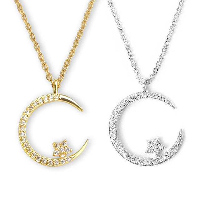 Emma - Moon Star Necklace