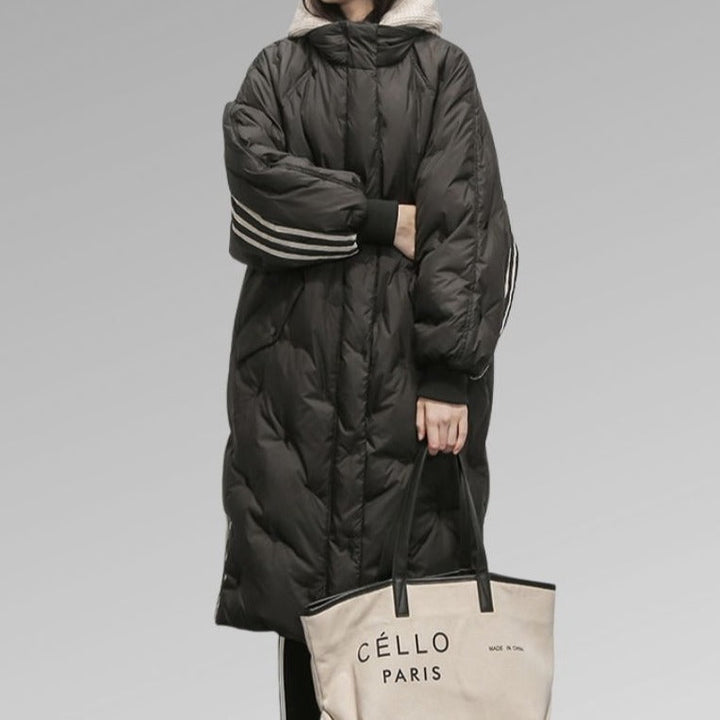 Elle - Quilted Hooded Coat