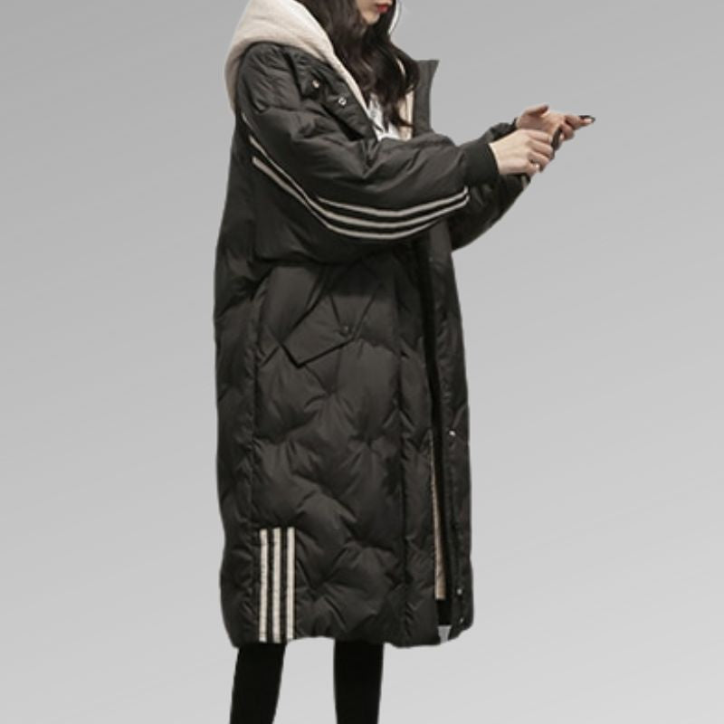 Elle - Quilted Hooded Coat