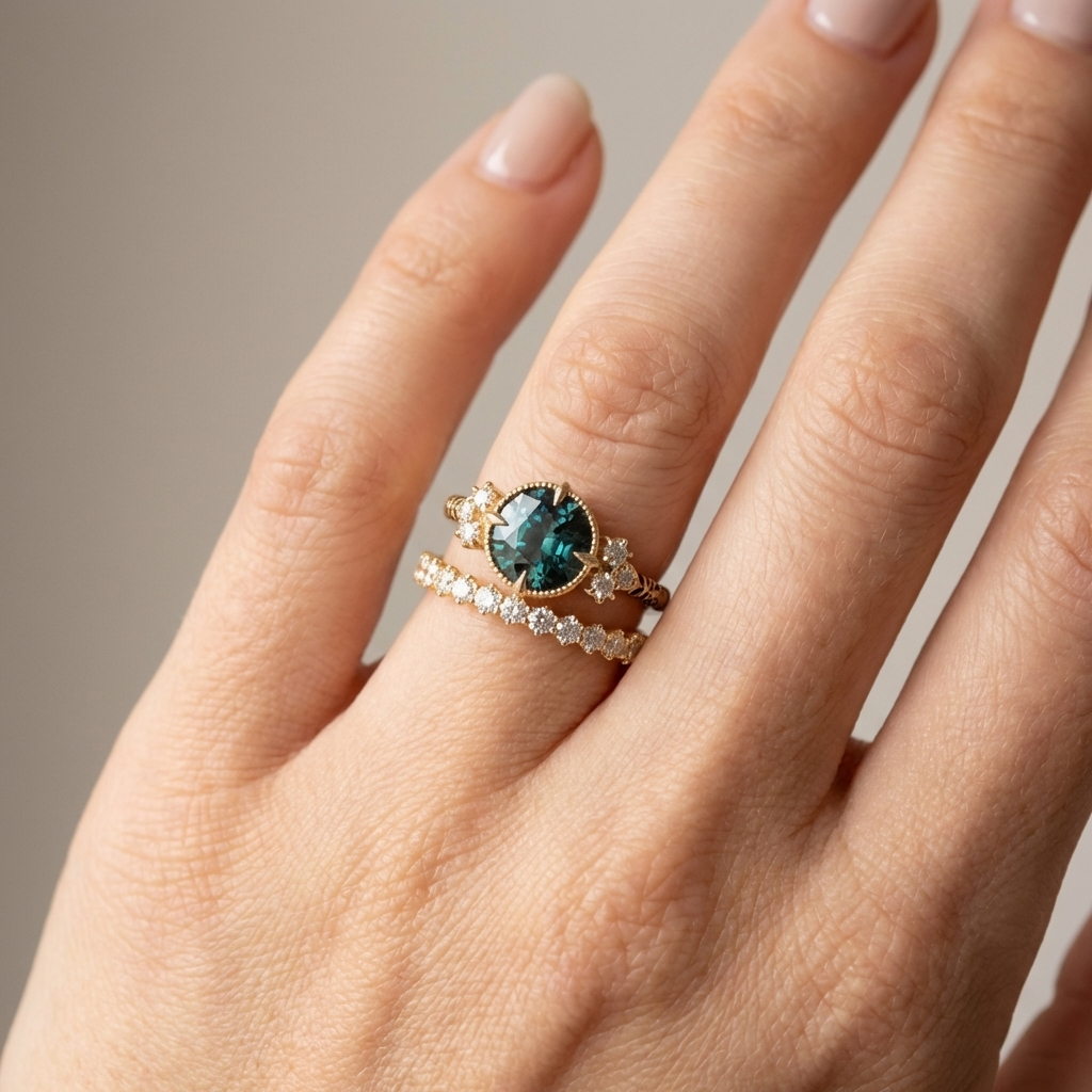 GREEN TREASURE RING