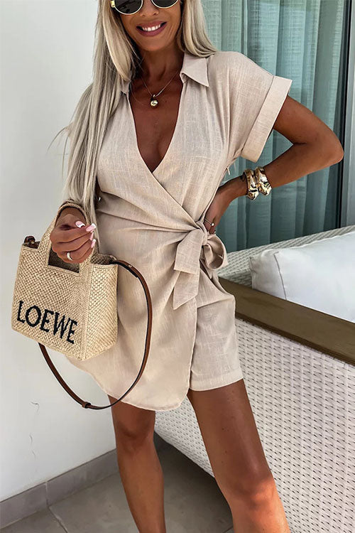 Hera - Elegant Wrap Jumpsuit