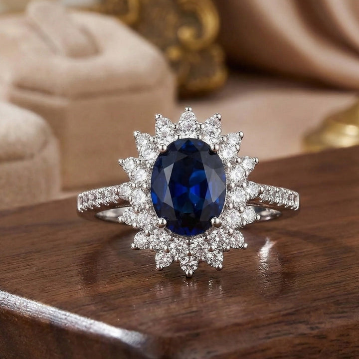 Vionne - Midnight Bloom Ring