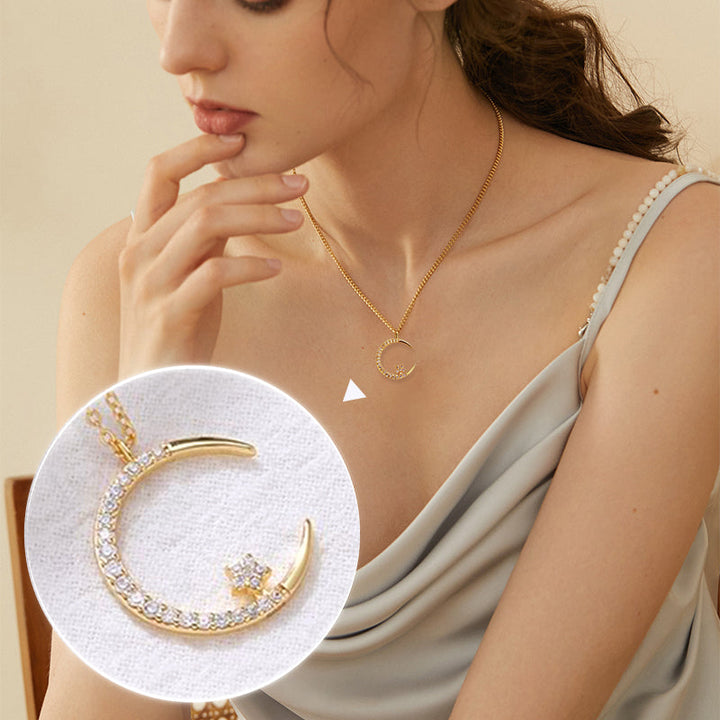 Emma - Moon Star Necklace