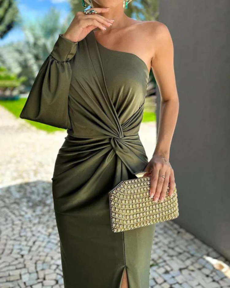 Yara - One-Shoulder Maxi Dress