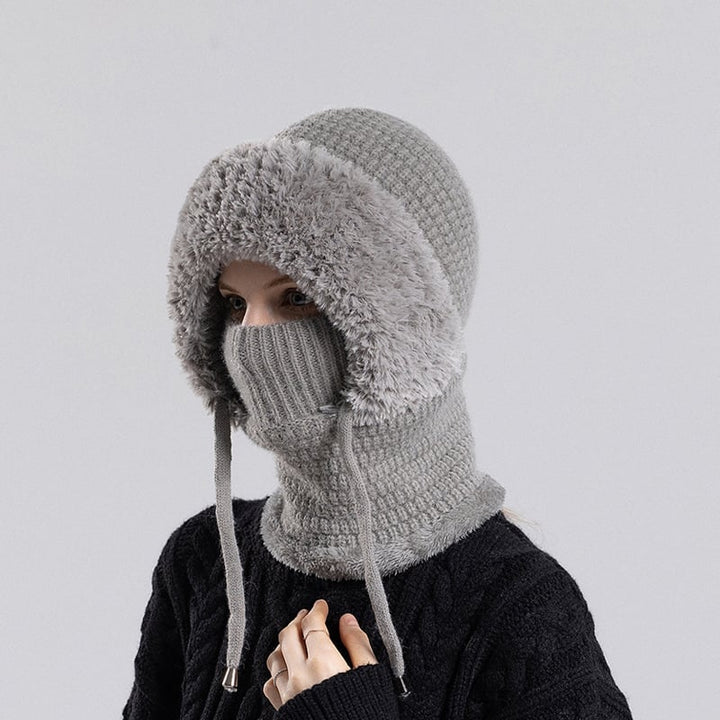 Arden - Plush Hooded Beanie
