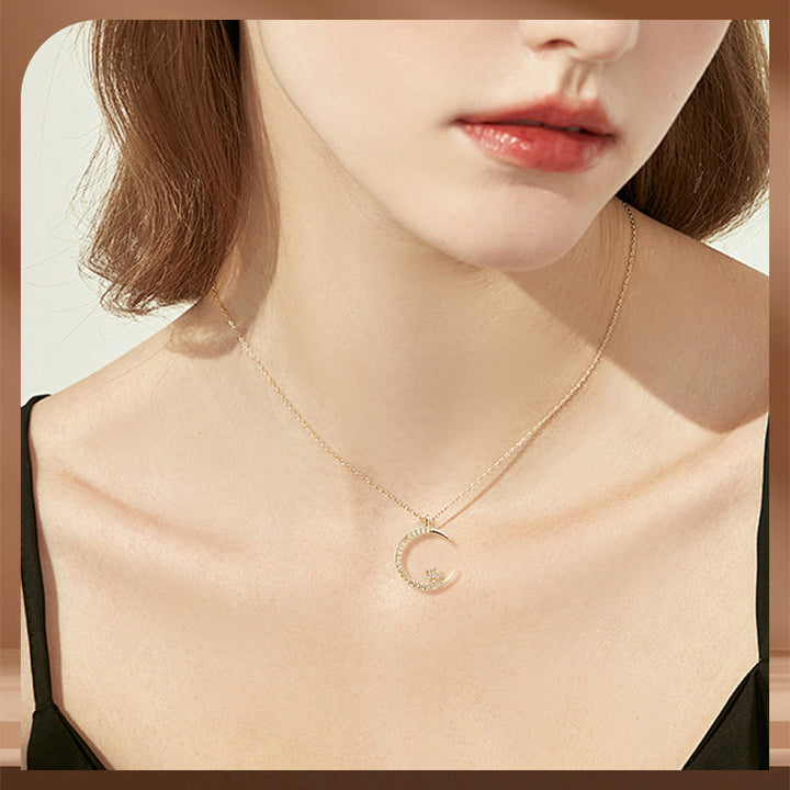 Emma - Moon Star Necklace