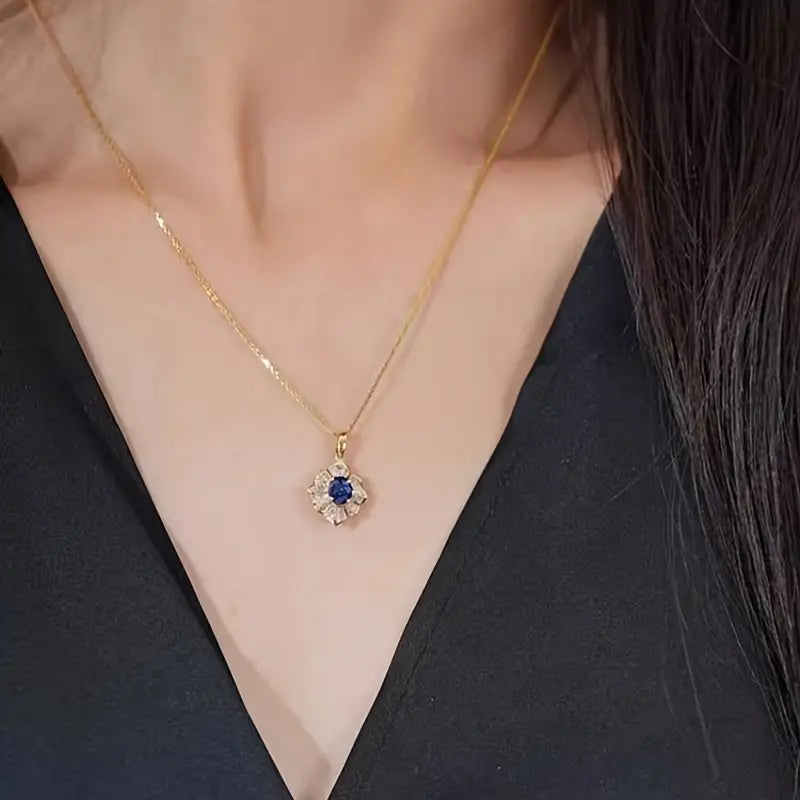 Kavella - Midnight Bloom Necklace