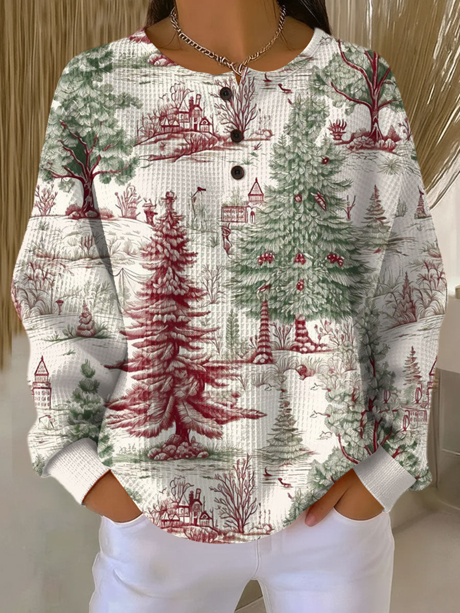 Mariette - Winter Printed Sweater