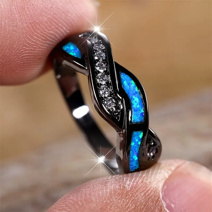 Thessia - Midnight Wave Ring
