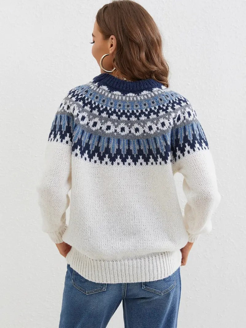 Anya - Nordic Charm Sweater