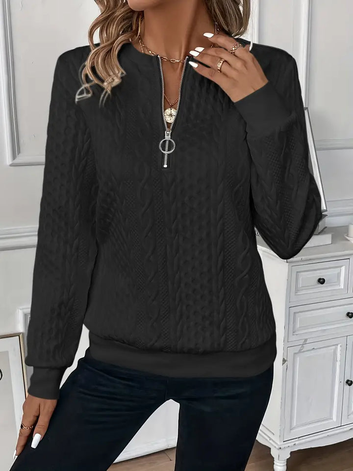 Clara - Zipped Stylish Sweater