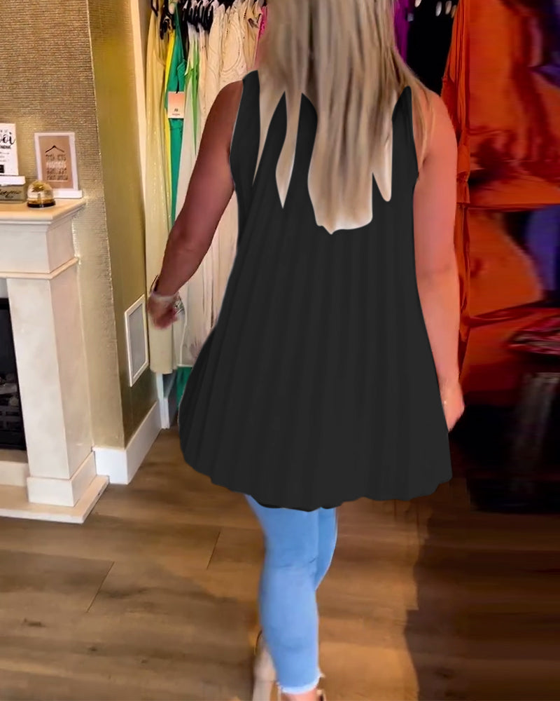 Calyx - Elegant V-neck Top