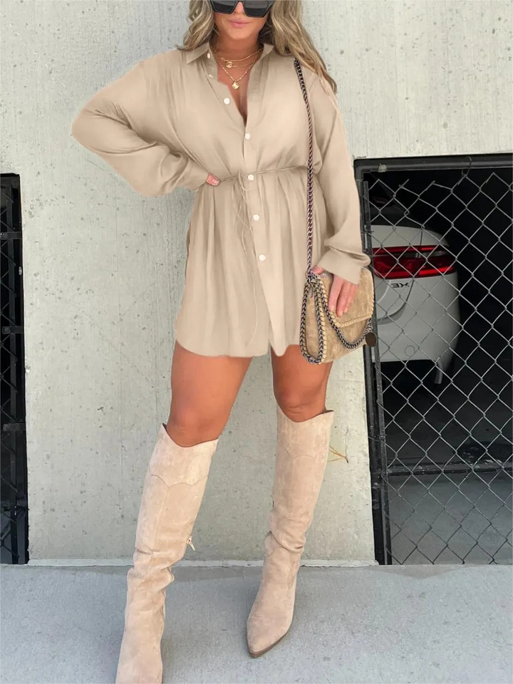 Solenne - Relaxed Shirt Dress