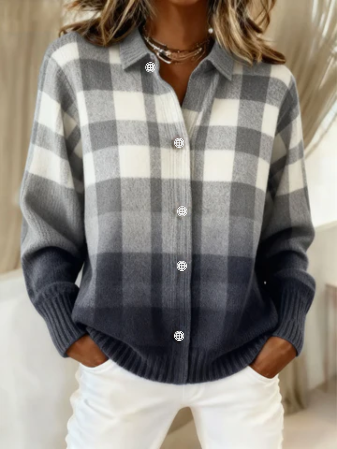 Jelyn - Classic Monochrome Blouse
