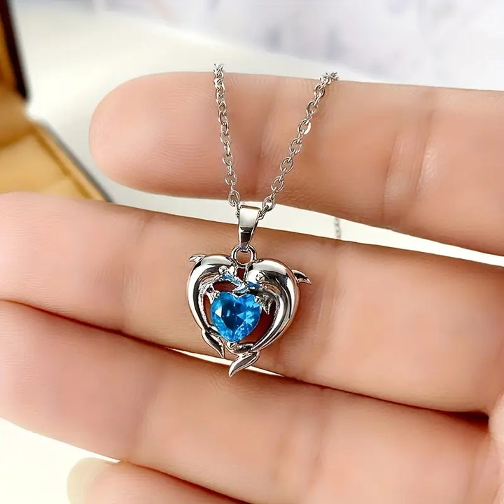 Lorna - Ocean Heart Necklace