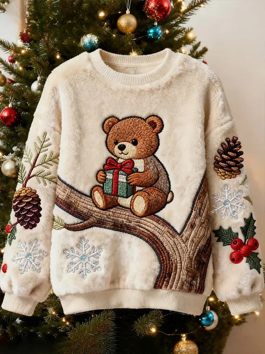 Leniya - Festive Holiday Printed Long Sleeve
