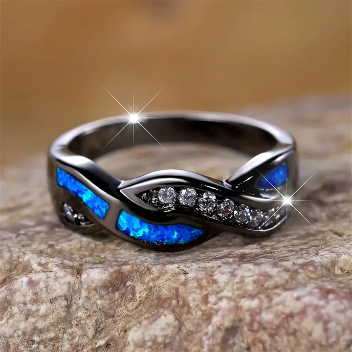 Thessia - Midnight Wave Ring