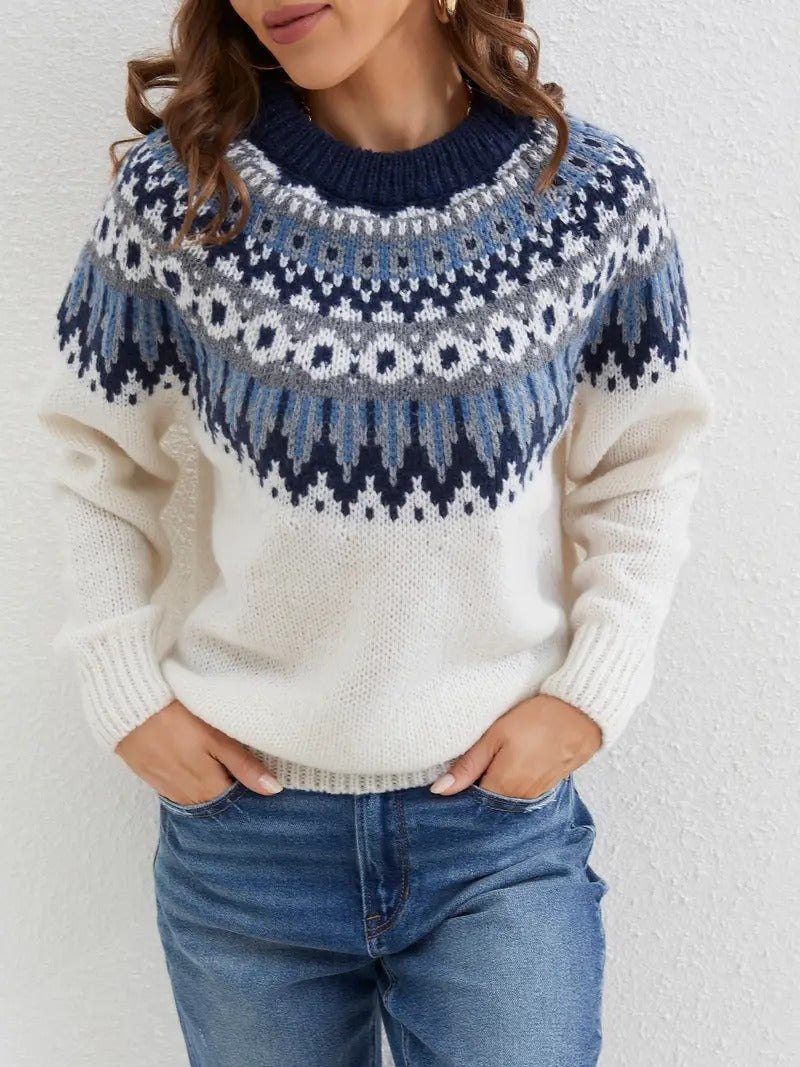 Anya - Nordic Charm Sweater