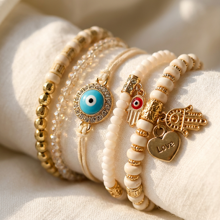 Zaria - Lucky Charm Bracelet Set