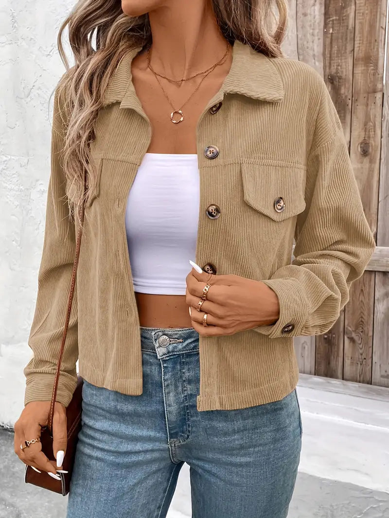 Cleo - Chic Cord Jacket