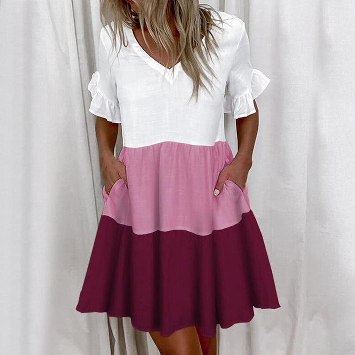 Aliah - Colorblock Charm Dress