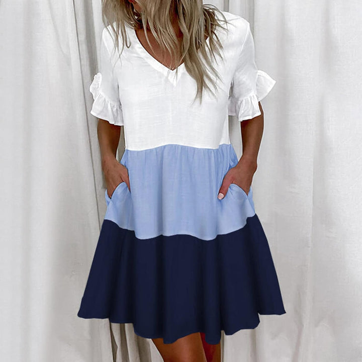 Aliah - Colorblock Charm Dress