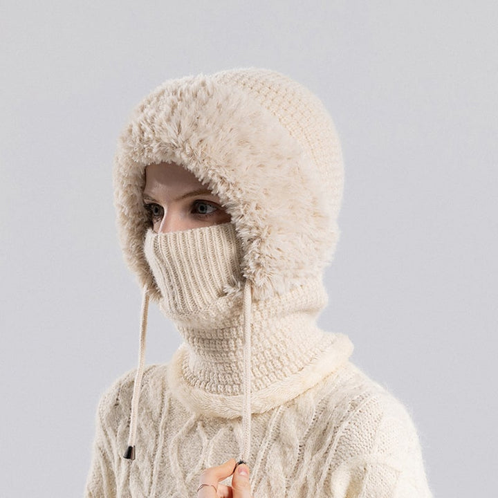 Arden - Plush Hooded Beanie