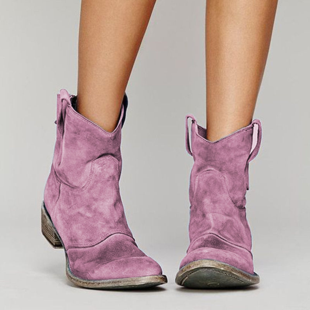 Courtney | Chic Suede Ankle Boots