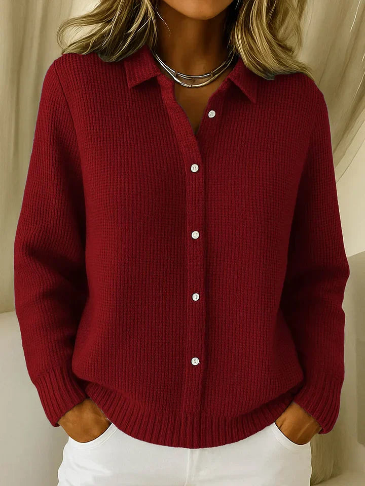 Nami - Cozy Button-Up  Sweater