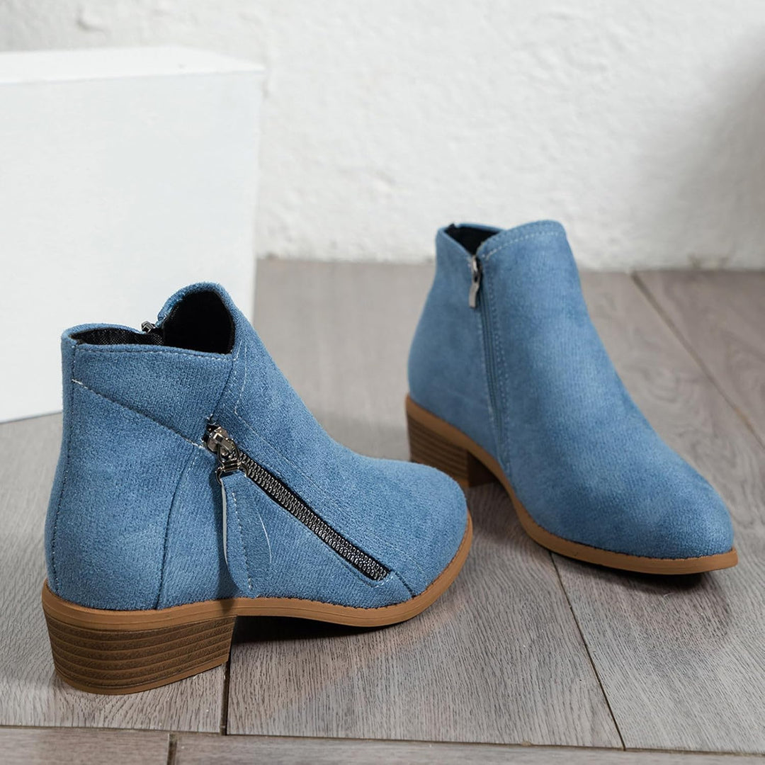 Daina - Casual Zip-Up Boots