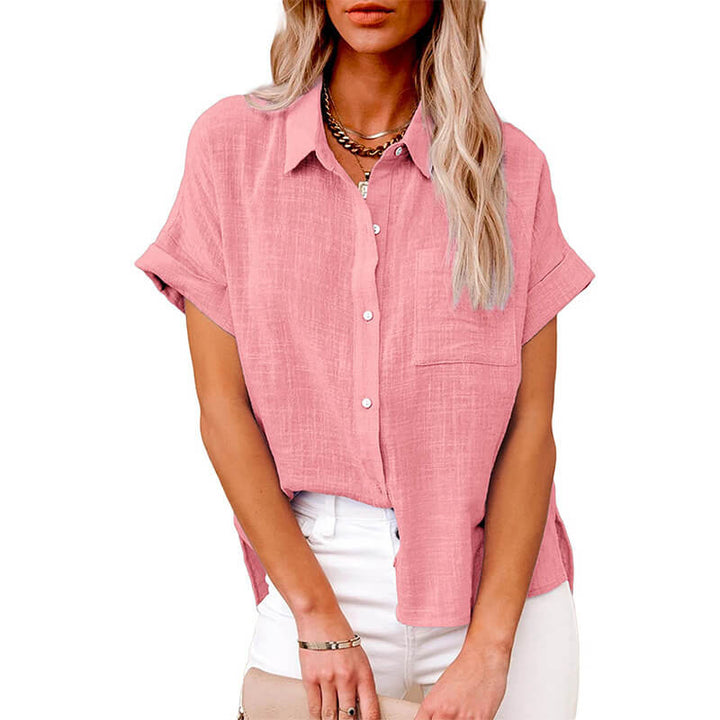 Adelene - Timeless Button-Up Blouse