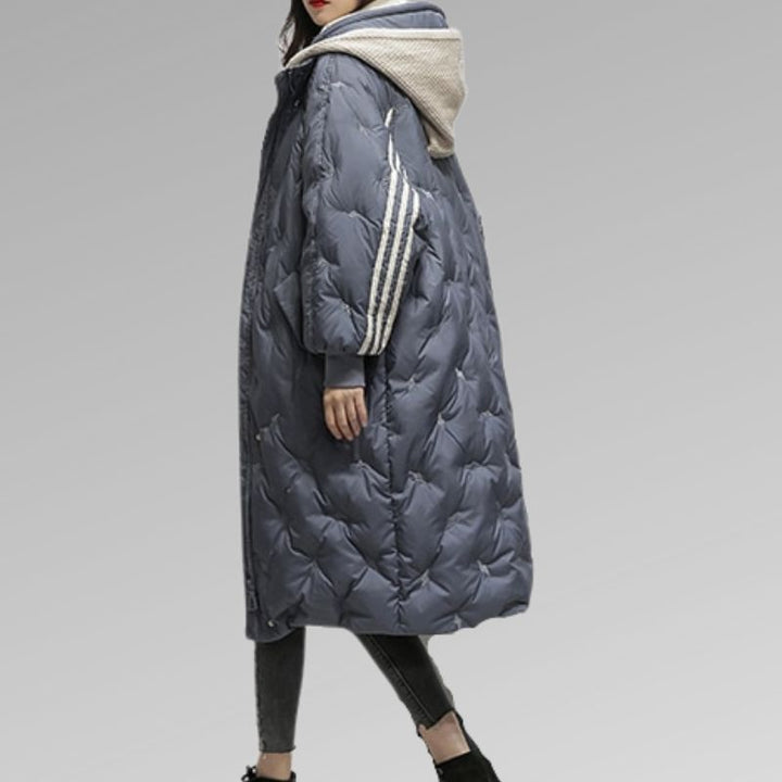 Elle - Quilted Hooded Coat