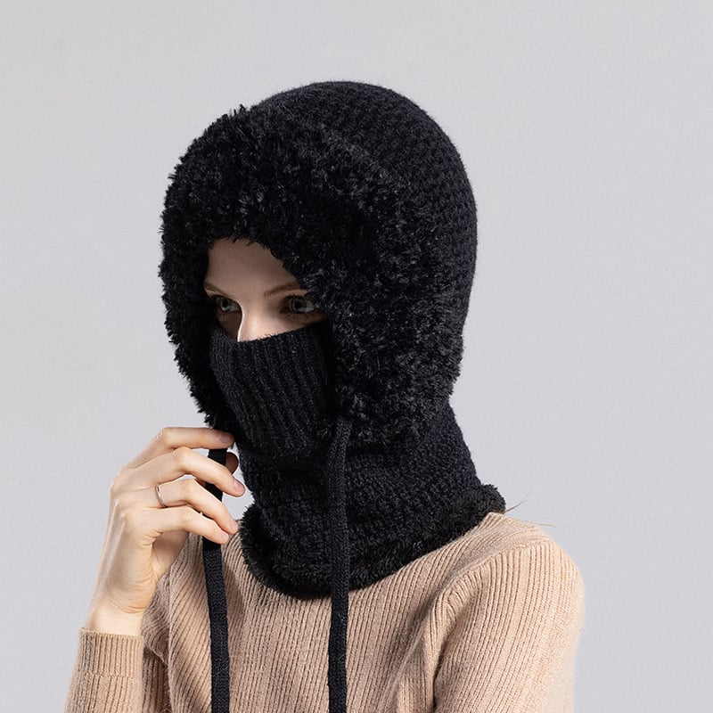 Arden - Plush Hooded Beanie