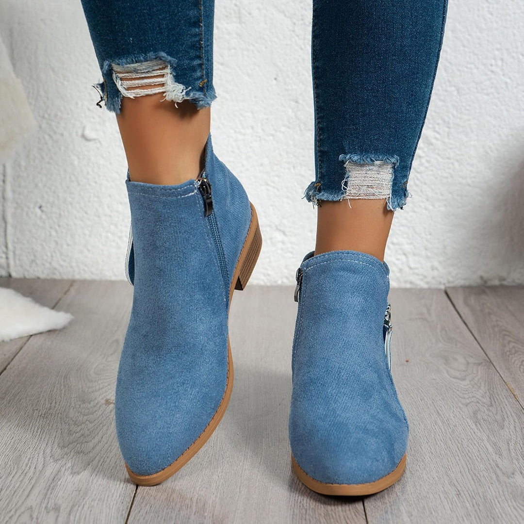 Daina - Casual Zip-Up Boots
