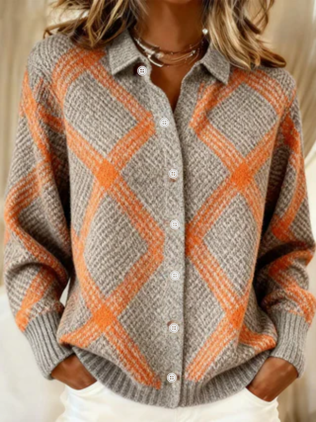 Althea - Comfort Printed Blouse