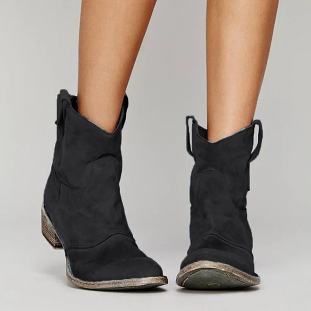 Courtney | Chic Suede Ankle Boots