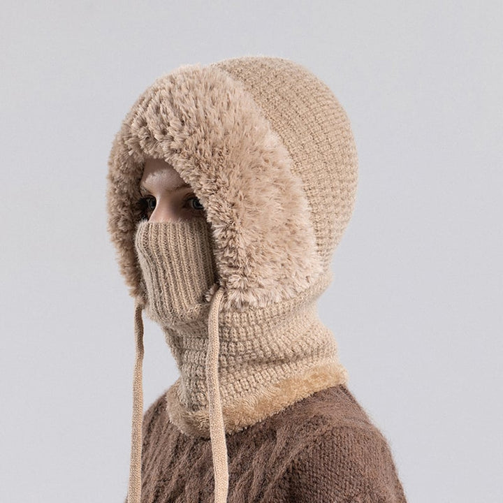 Arden - Plush Hooded Beanie