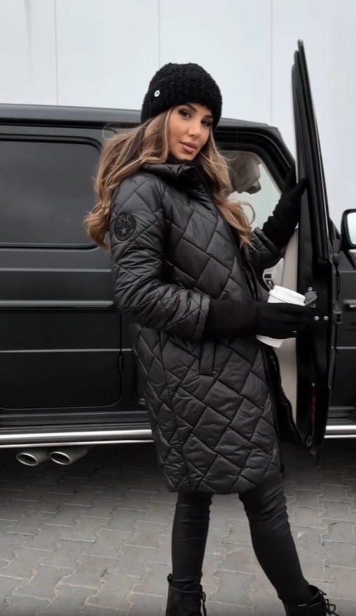 Averlia - Quilted Hooded Coat