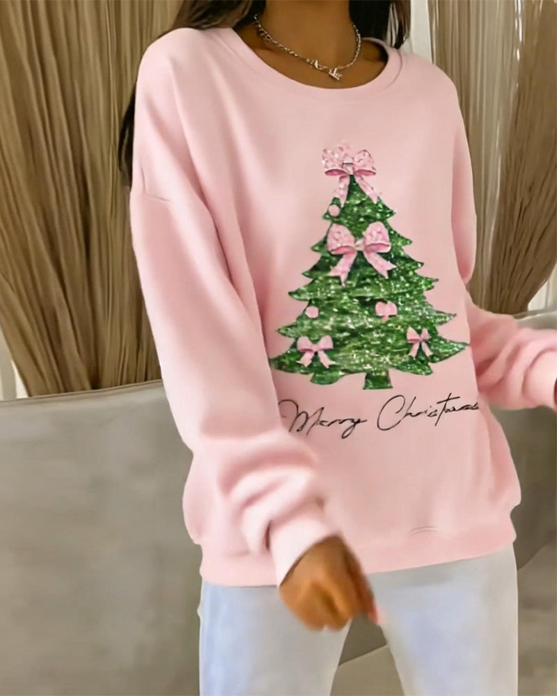 Lylia - Comfy Christmas Printed Long Sleeve