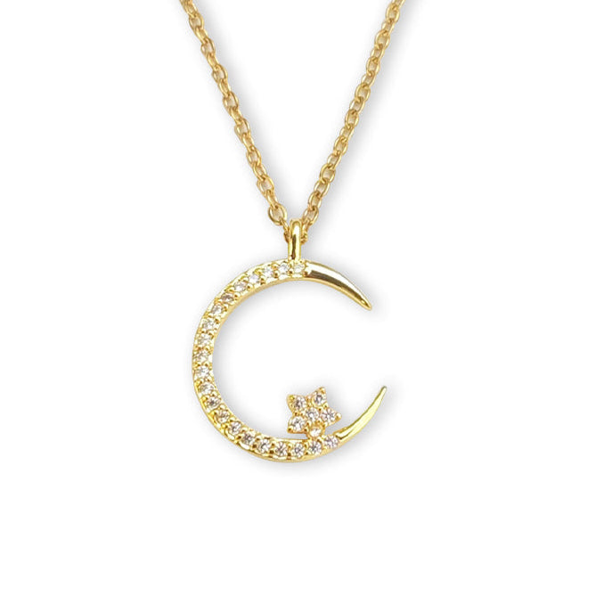 Emma - Moon Star Necklace